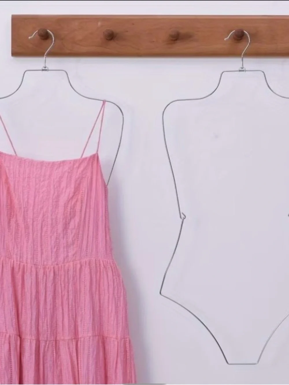 Body shaped display hangers set of 2